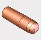 Dome Type Straight Electrode